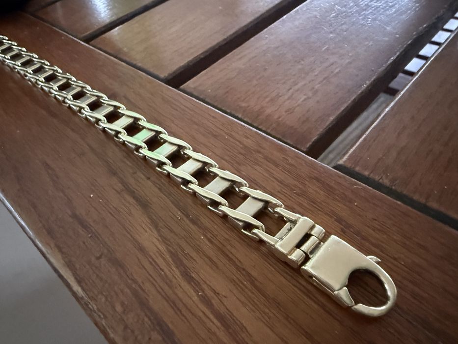 bratara aur 14k greutate 77,60 grame bratara masiva plina