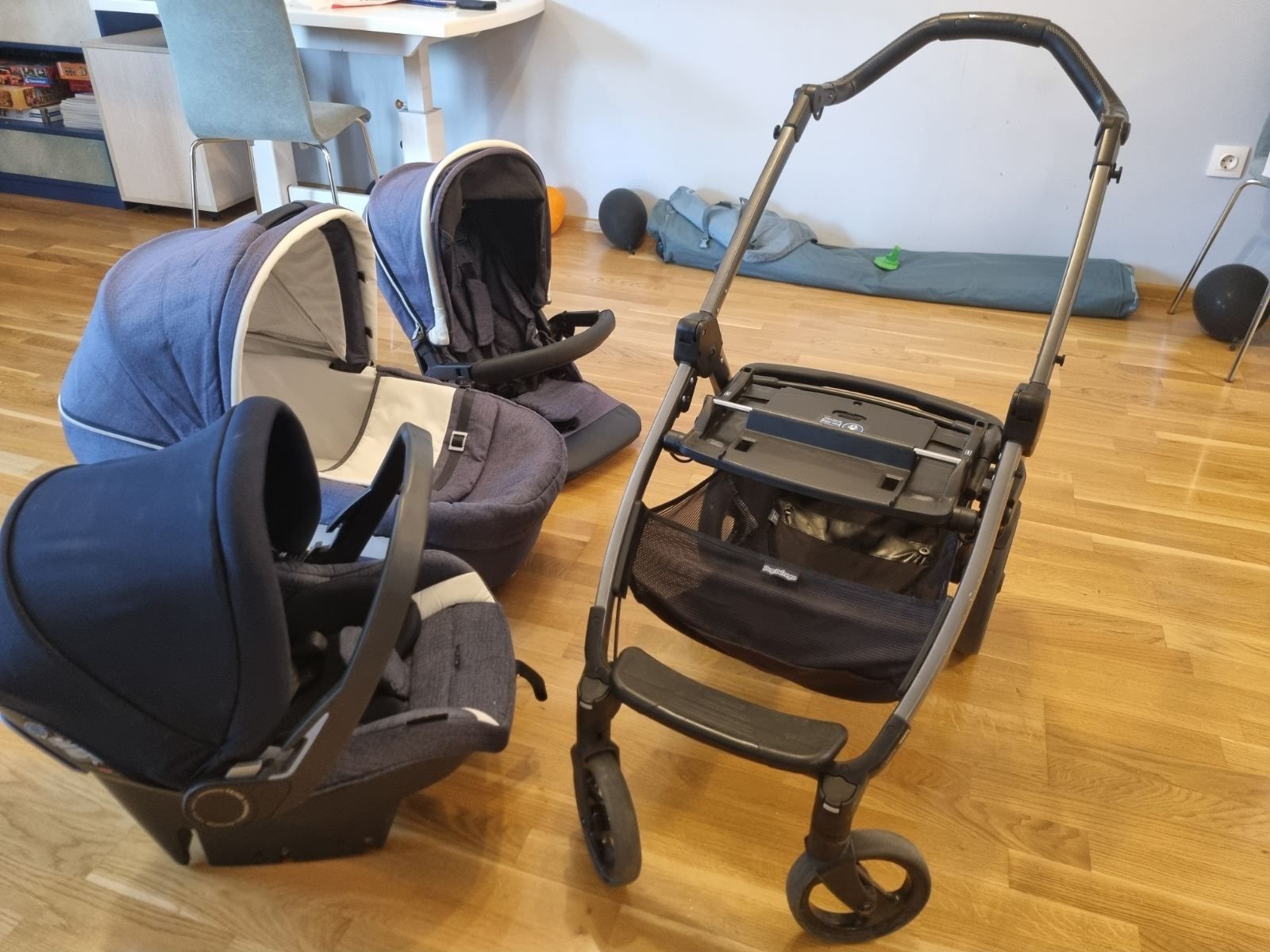 Бебешка количка Peg Perego 3 в 1, шаси 51
