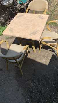 Set mobilier masa +4 scaune