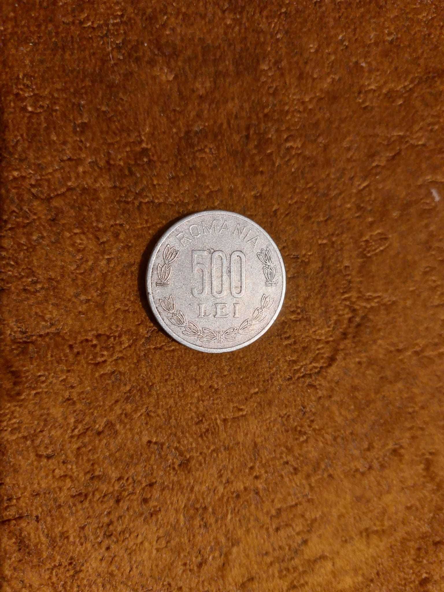 Monedă 500 lei anul 1999