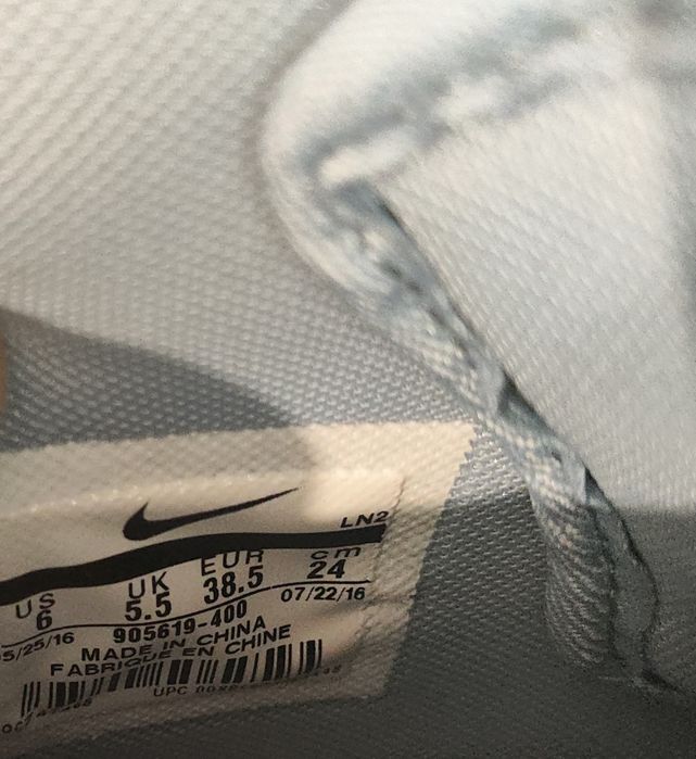 Nike Air Force 1 Mid Blue Gray 38,5