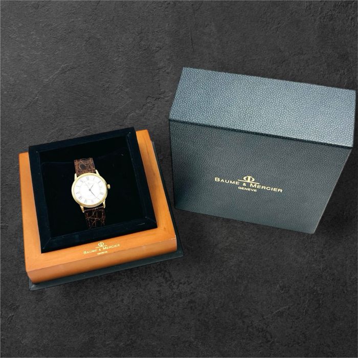 Baume & Mercier Classima automatic solid gold 18k мъжки дрес часовник