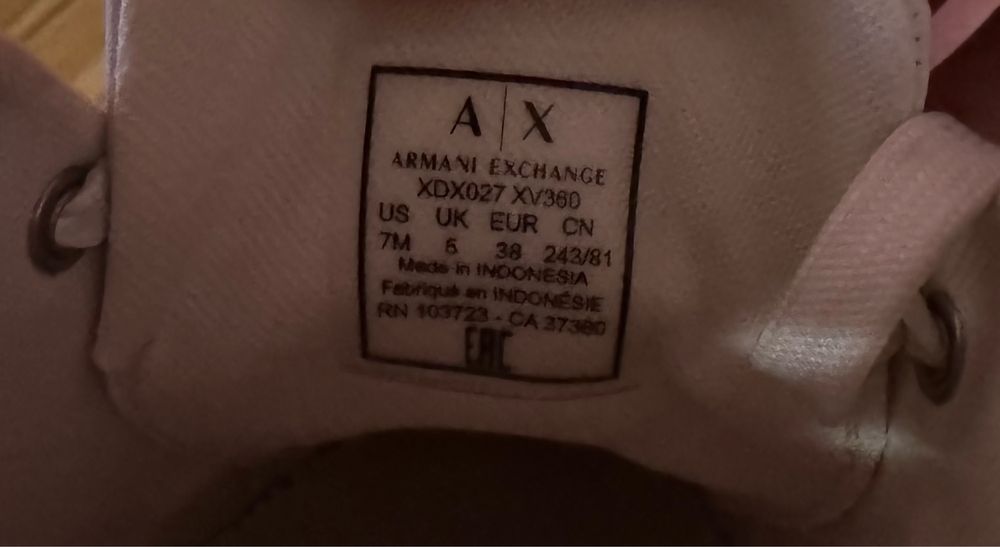 Спортни обувки Armani Exchange