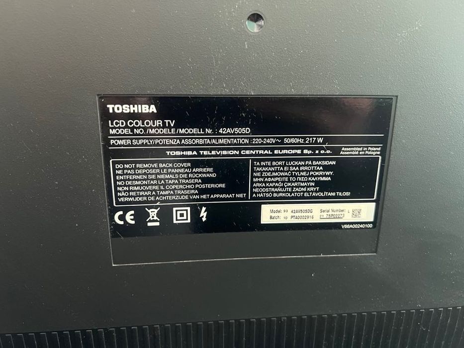Телевизор Toshiba 42AV505D