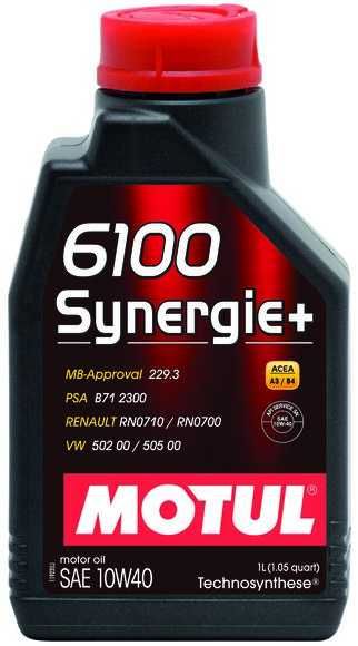 Двигателно масло MOTUL 6100 Synergie+ 10W40