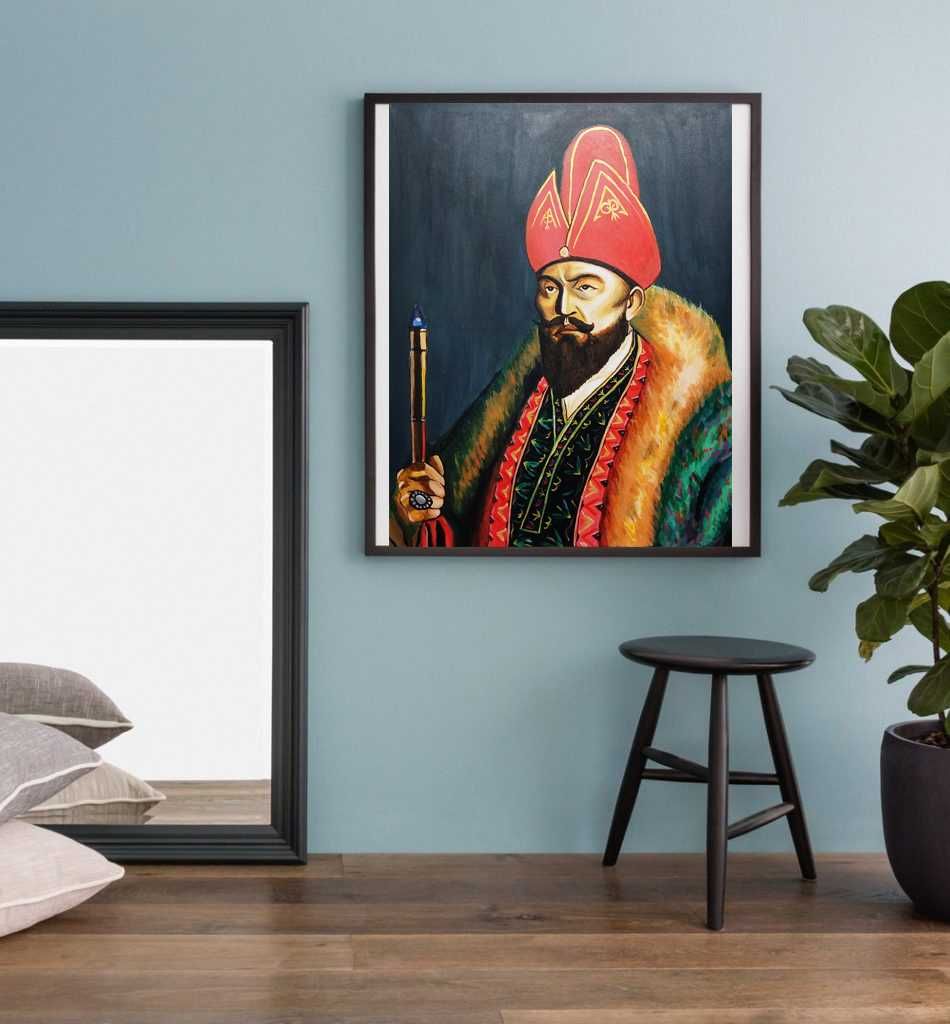 Продам картину "Абылай Хан" 60х80 см