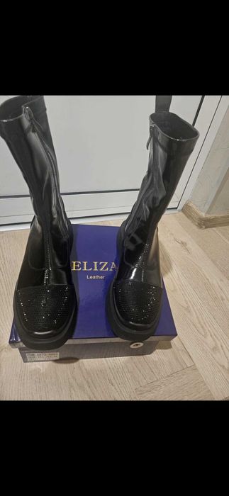 Нови боти естествен лак с камъчета