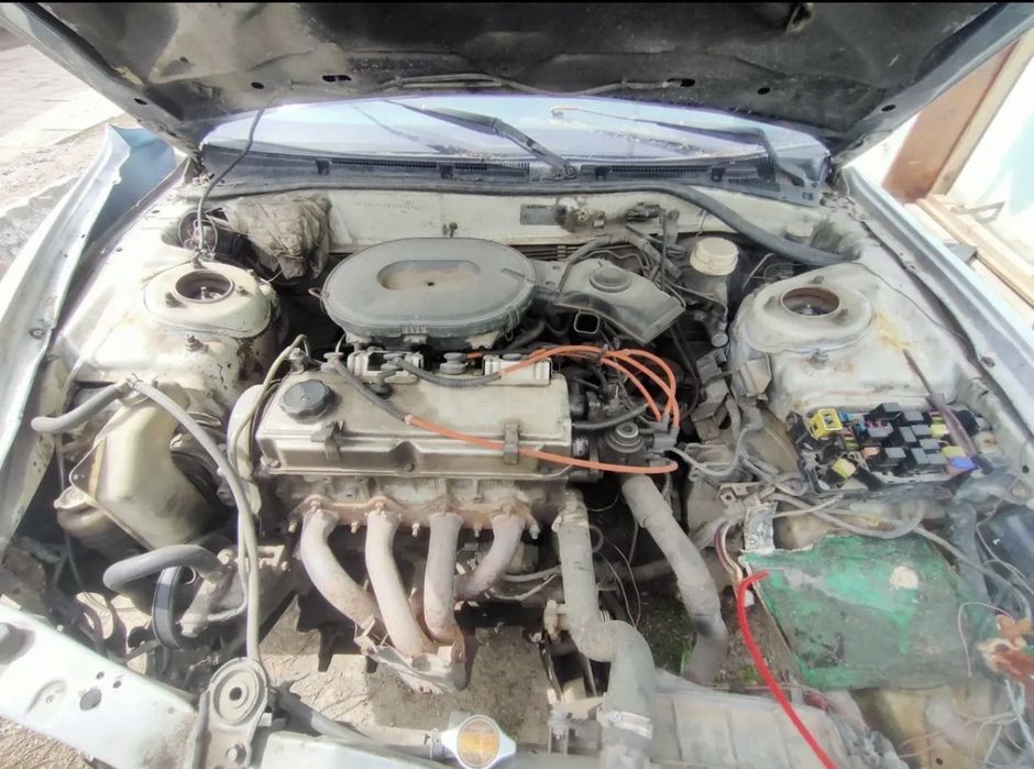 Двигатель с коробкой в сборе 2 литра галант 8