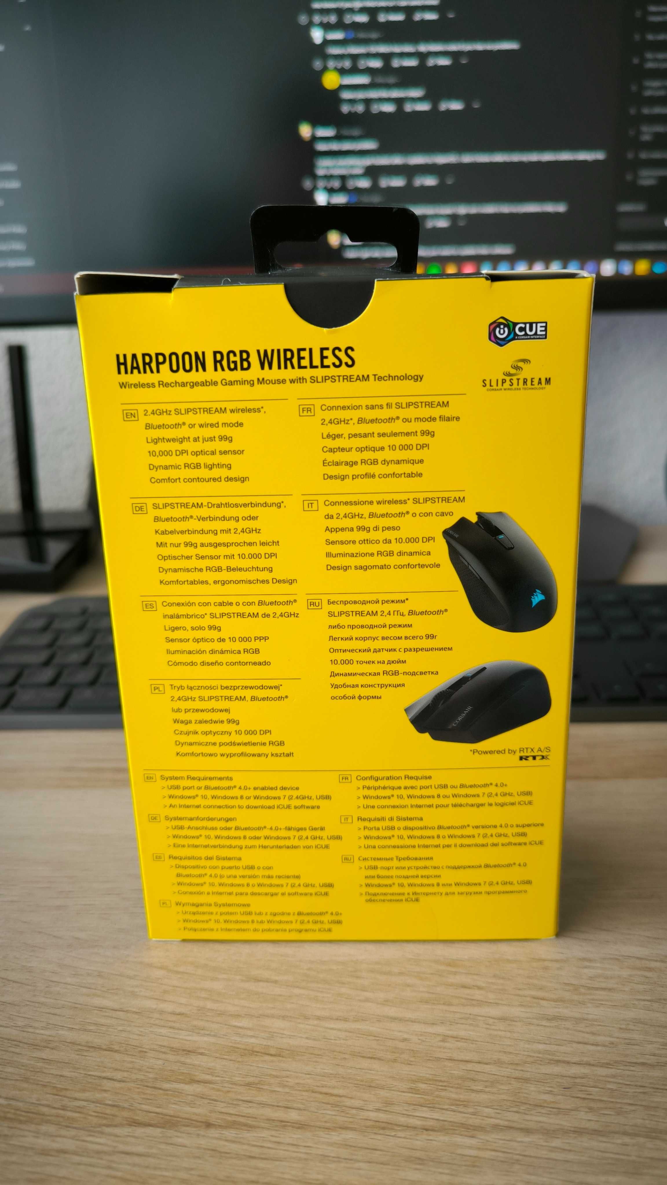 Гейминг мишка Corsair Harpoon RGB Wireless