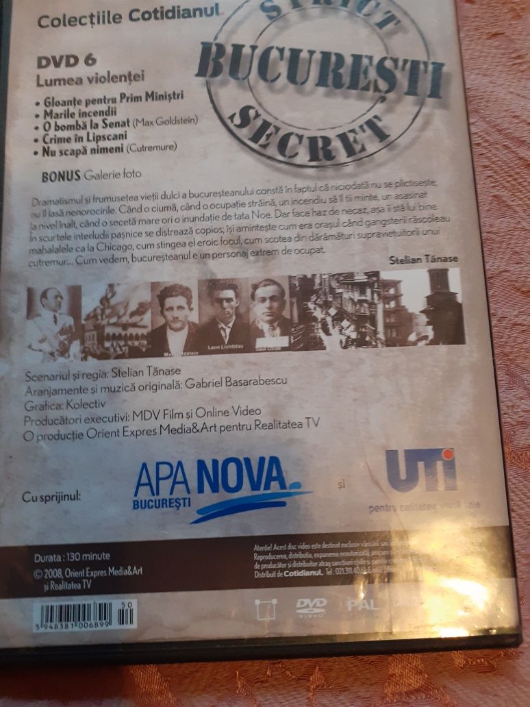 Dvd Ceausescu/ Ioana D'Arc și dvd Bucureștiul strict secret