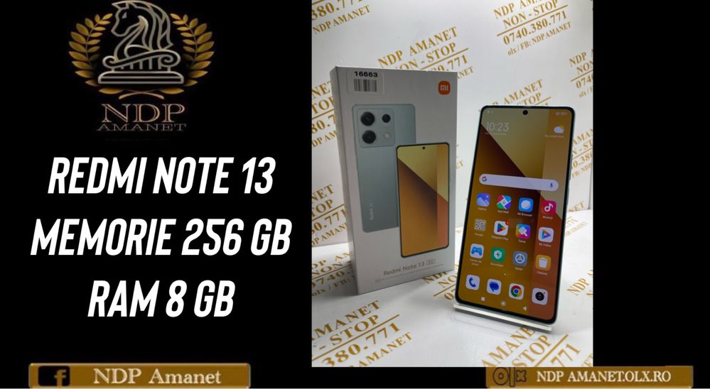 NDP Amanet NON-STOP  Bld.Iuliu Maniu 69 Redmi Note 13 256 Gb (966)