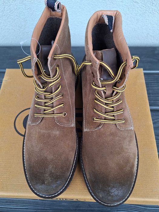 Ghete / bocanci Otter, piele întoarsa, noi, măsura 42