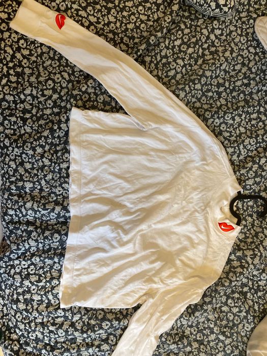 Бяла блуза Nike- M размер - 100% памук