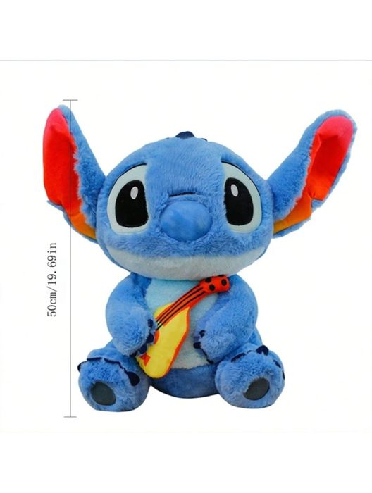 Голям плюшен Стич, 50см Голяма плюшена играчка Стич, Лило и Стич плюше