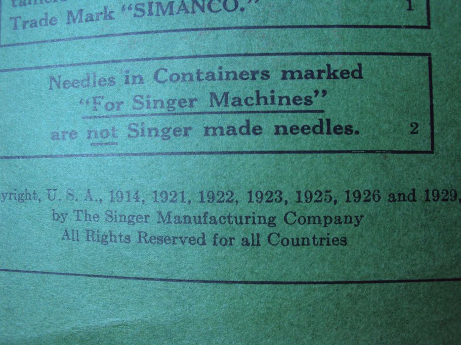 1929 СИНГЕР шевна машина инструкция наставление ръководство USA