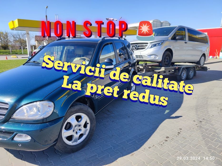 Tractări Auto non stop Platforma non stop Asistență Rutieră