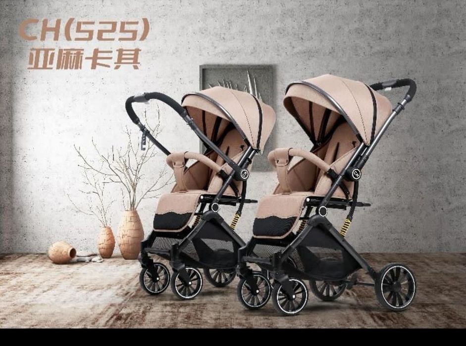 Новые коляски Каляски Зима лето Прогулучная коляска чемодан