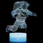 Lampa iluminata 3D, cu 2 imagini
