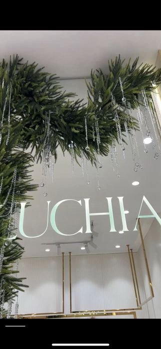 Бусы для декора новый год