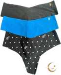 Victoria s Secret Thong 3-Pack Size M Soft, Stretchy & Beautifully Bun