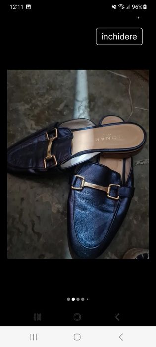 Papucii piele Musette