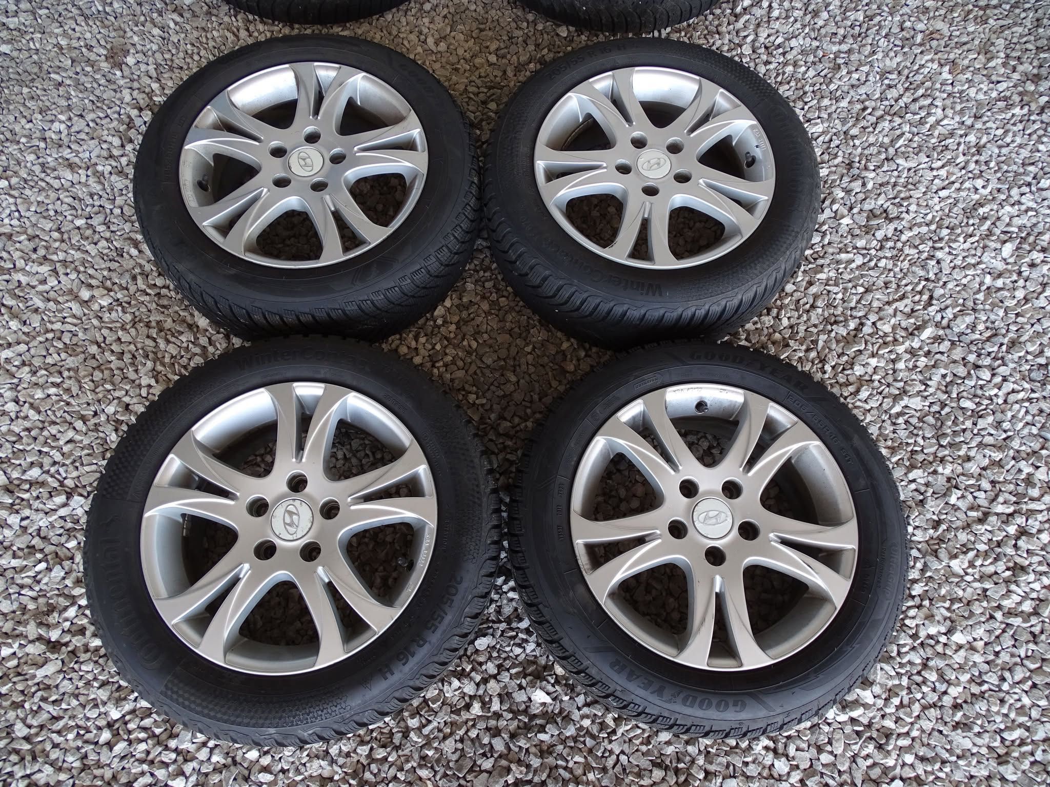 Джанти с гуми 205/55/16 Hyundai