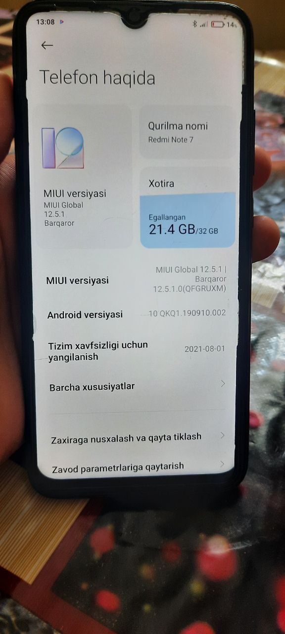 Redmi note 7 32 gb