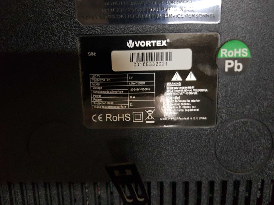 Televizor TV Vortex 32" ledv-32ed9d - LINIUTE ORIZONTALE Piese Reparat