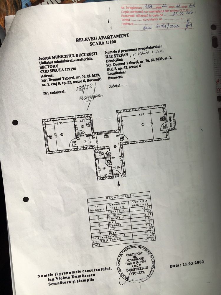 Vand apartament 2 camere - Drumul Taberei