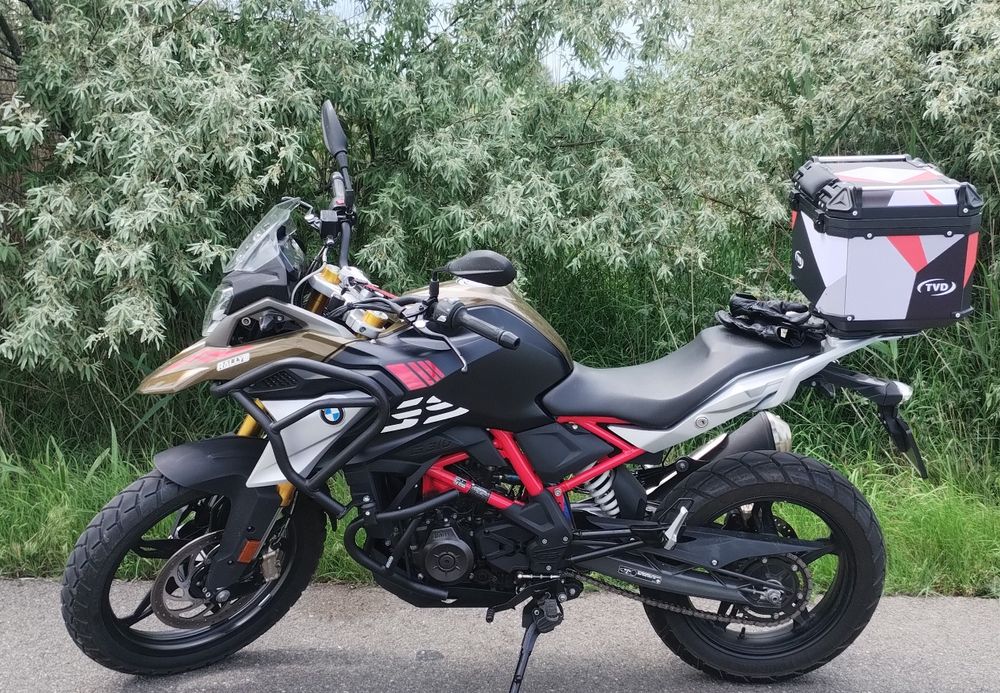 BMW 310 GS, an fabricatie 2023, garantie 2028, crash bar, parbriz.