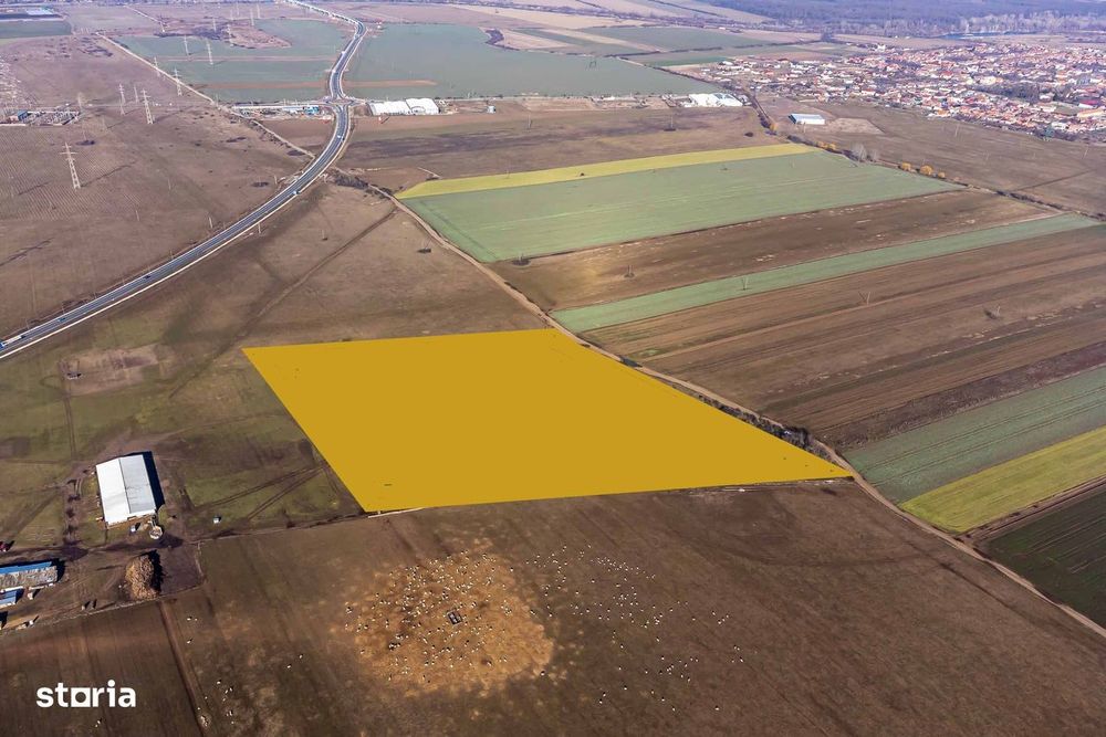 Teren agricol extravilan cu potențial de dezvoltare – 41.600 mp – Arad