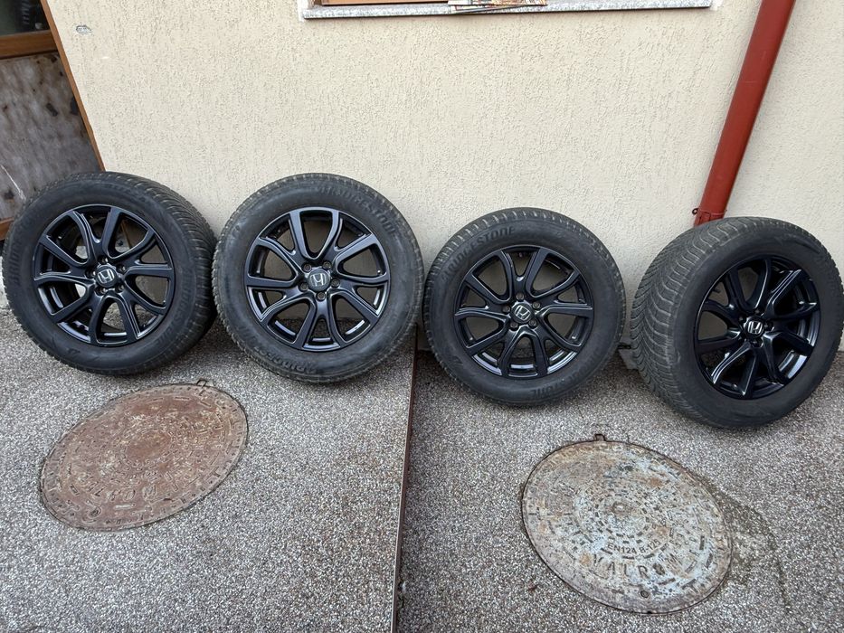 Jante Aliaj+cauciucuri iarna Honda CRV originalen