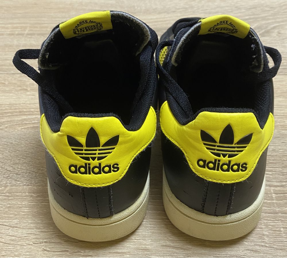 adidas Originals Campus II Black Vivid Yellow