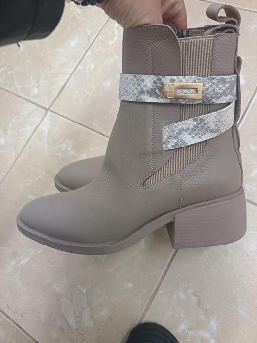 Botine piele noi