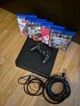 Playstation 4 Slim, in stare excelenta, 1 Controller, 4 jocuri, GTA V