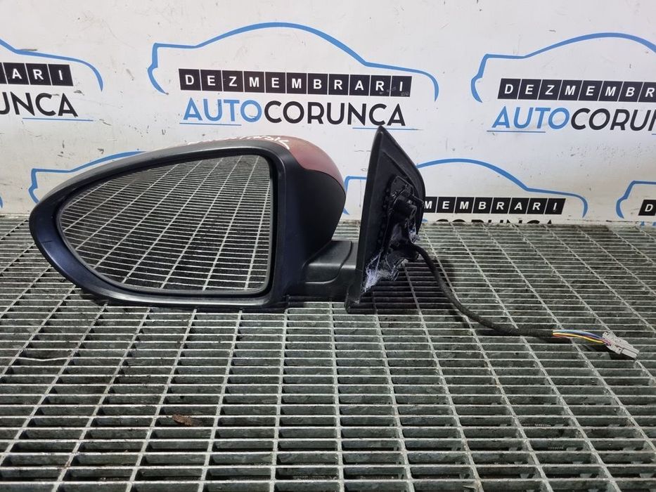 Oglinda stanga Nissan Qashqai 2007 - 2010 4 Usi ROSU (1003) Fara rabatare ZGÂRIATA