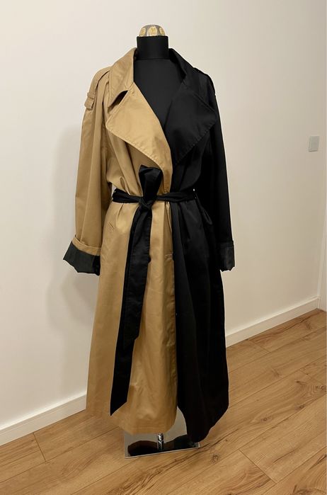 Trench in doua culori, Asos Design, marime 50, nou - 400  lei