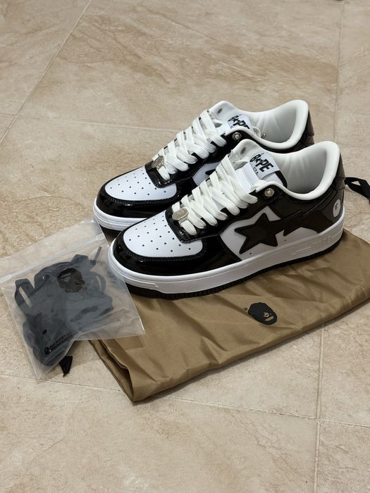 Bape sta 42 noi negru/alb