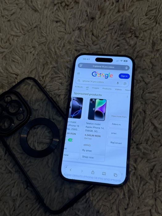 Iphone 14 pro  midnight color