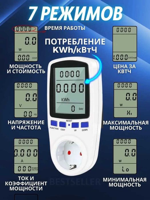 Ваттметр измеритель мощности потребления