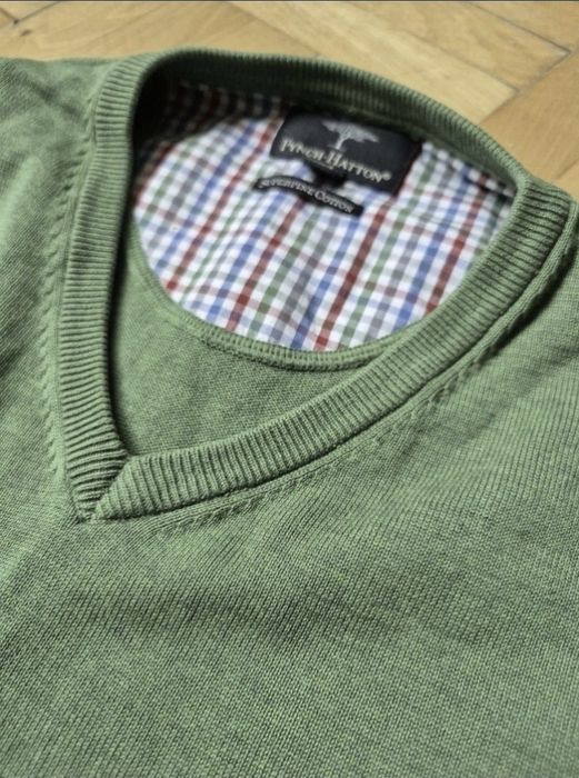 Pulover Fynch-Hatton, Superfine Cotton, Bărbați, Fabricat Germania-XL