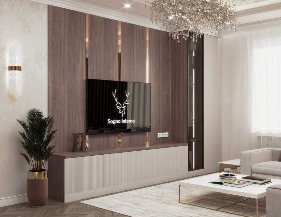 Дизайн мебели + Чертежи + 3D визуализация + спецификация — всё в одном