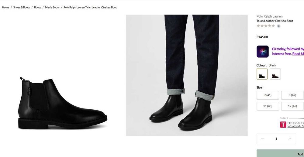 Ghete chelsea 38 38.5 plain toe Ralph Lauren piele naturala moale