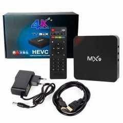ТВ БОКС за онлайн телевизия MX9 6RAM/512ROM android 11.1 5G tv box 20