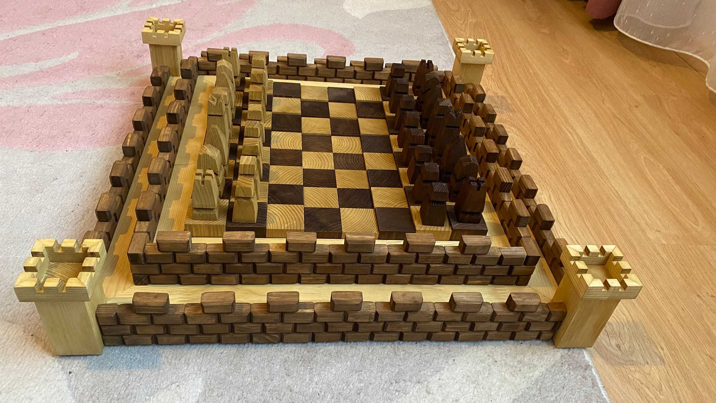 ШАХ дървен, ръчна изработка.