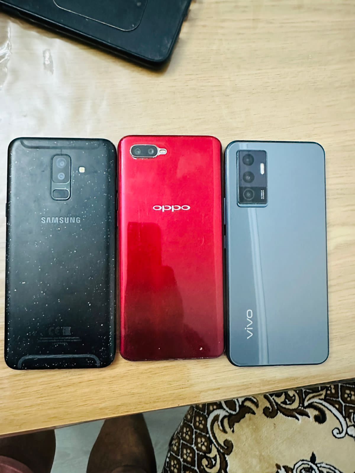 Продам vivo v23е, samsung a6+, oppo rx17 neo