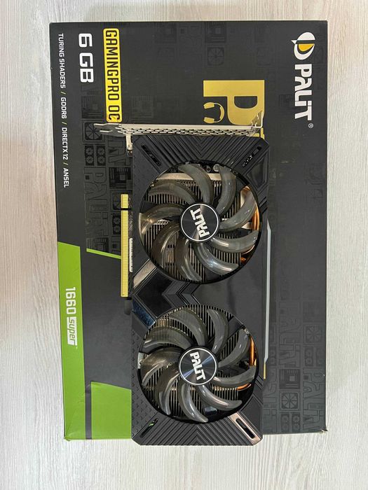Игровая видеокарта Palit GTX 1660 Super 6GB GamingPro OC
