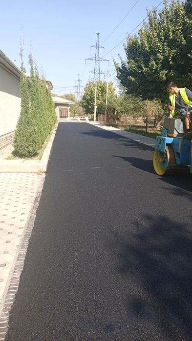 Asfalt Yotqizish xizmati Qashqadaryo asfalt Arzon narxda ishlaymiz
