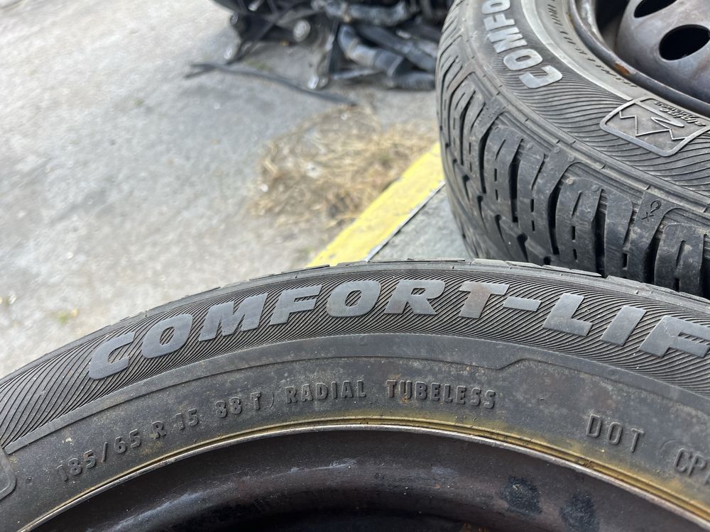 2 бр.  железни джанти 15” с гуми 5x114,3 5,5J за Hyundai KIA