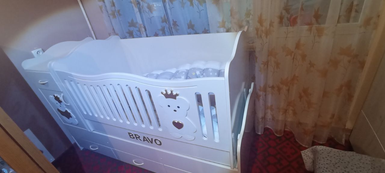 Детская кровать колыбель + полтарушка